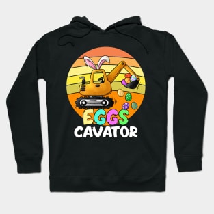 Easter EggsCavator Digging Easter Eggs Hoodie